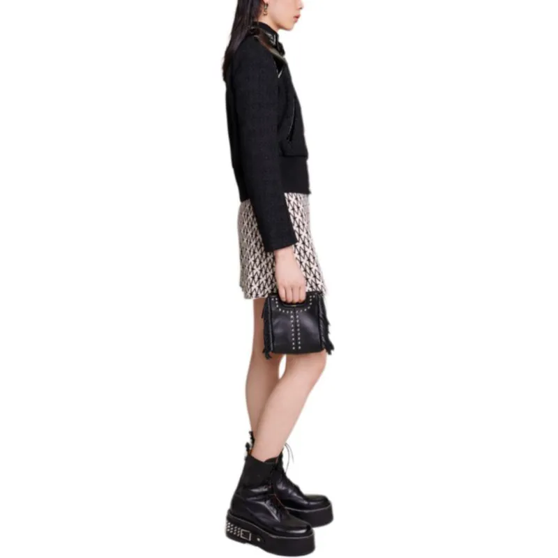 Maje Jackets Coats Women's Black-2