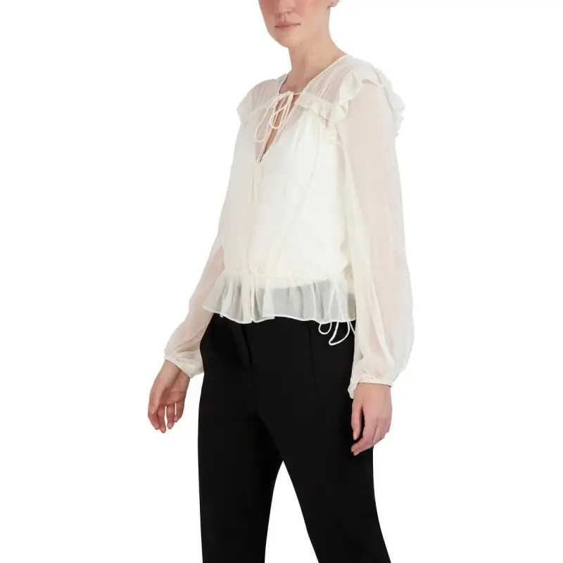 BCBGMAXAZRIA Shirt Women's White-2