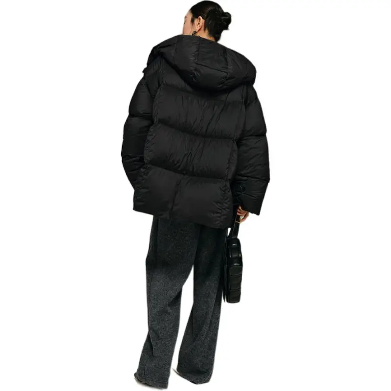 SHUXI Down Jacket Women's Morocco Black-1