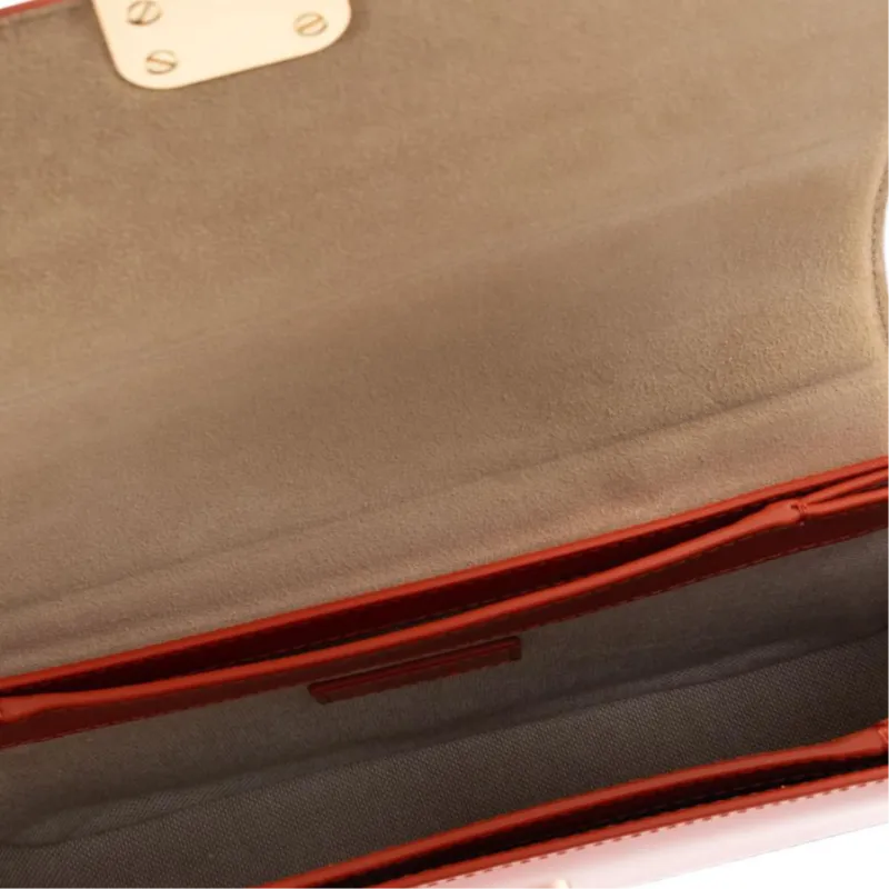 A.P.C Grace Leather Shoulder Bag Trumpets Women's Orange-3
