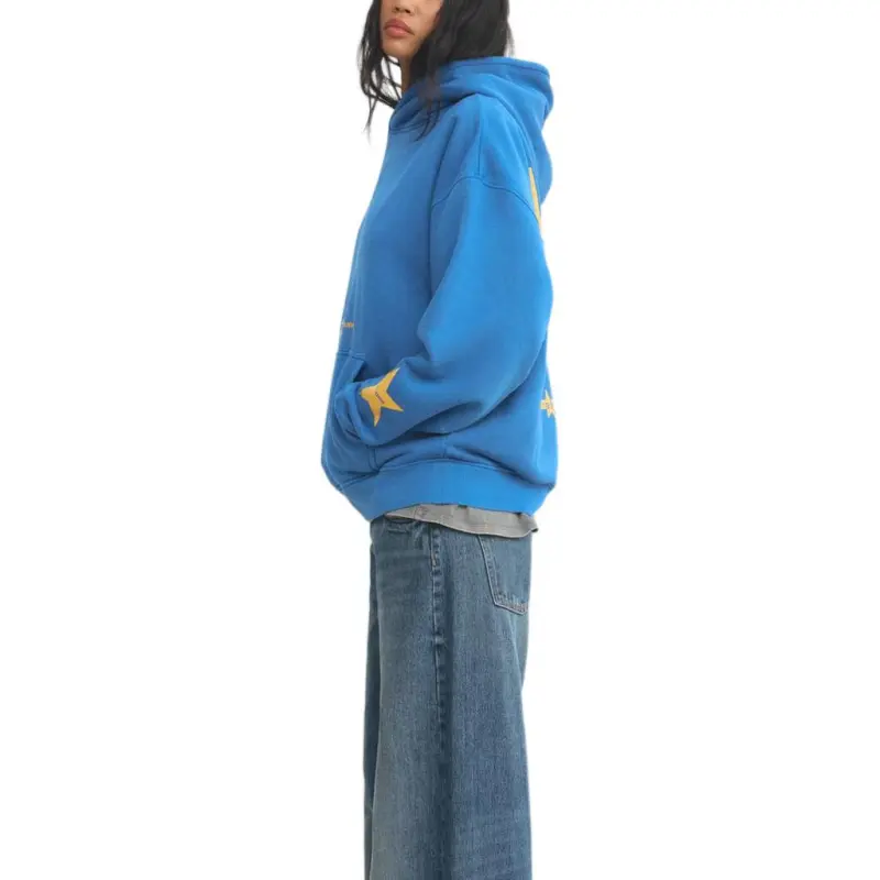 ZARA x ©DUA LIPA Sweatshirt Women's Light Blue-4