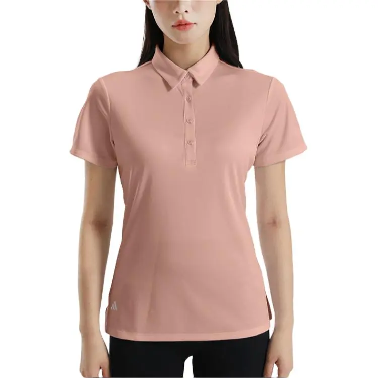 Adidas Polo Shirts Women's Pink-1