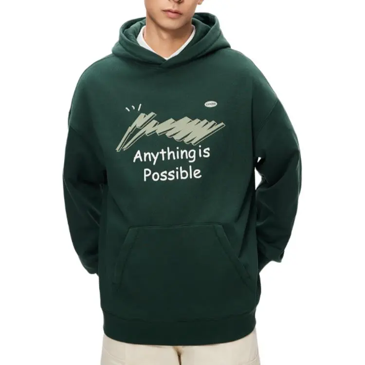 LiNing Sports Life Collection Sweatshirt Unisex Gothic Green-4
