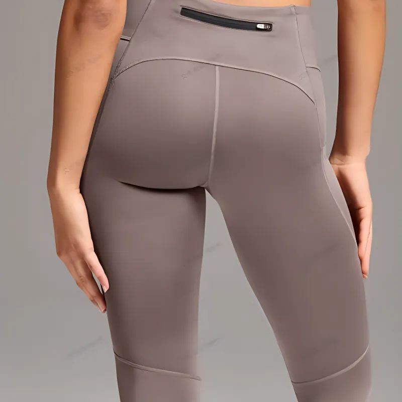 On Performance Sports Pants Women's Dark Brown-3