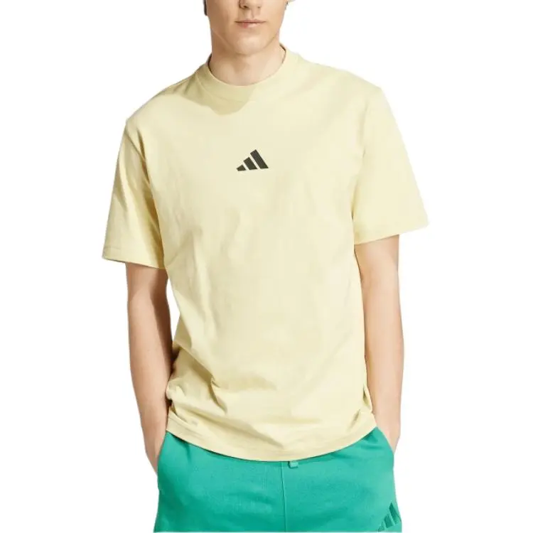 Adidas Clothing T Shirts Men Yellow-1