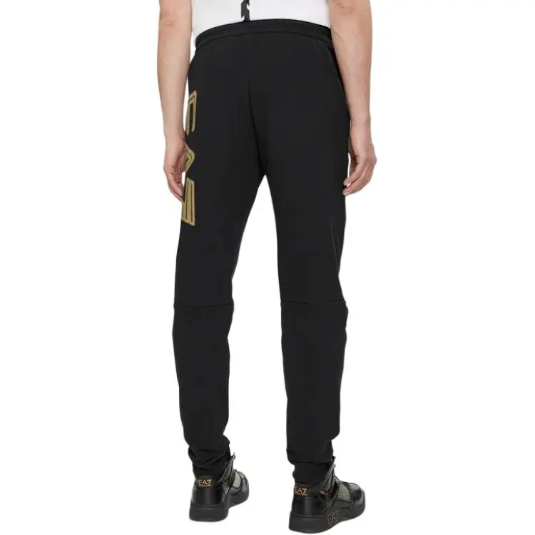 EMPORIO ARMANI EA7 SS24 Casual Pants Men's Black-4