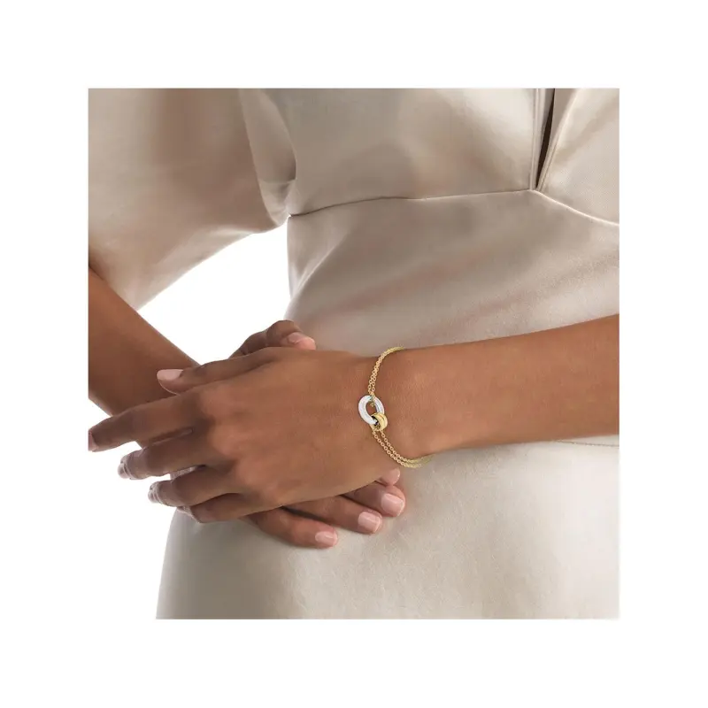 CALVIN KLEIN Titanium Steel Bracelets Women's Gold-2