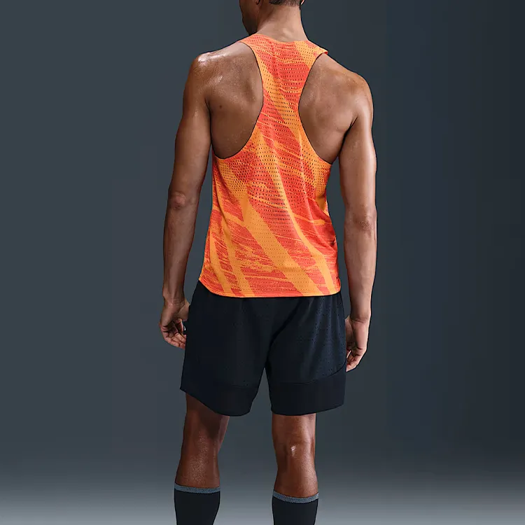 Nike AEROSWIFTDri FIT ADV Tank Top Men's Team Orange/White/Black-2