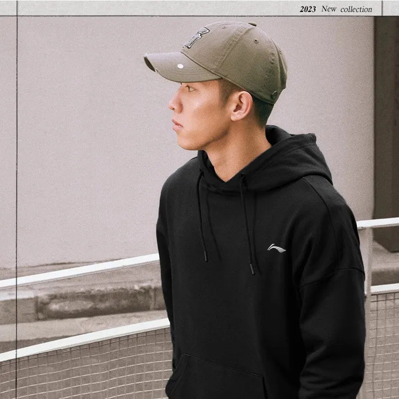 LiNing Sweatshirt Set Men's Black+Black-6