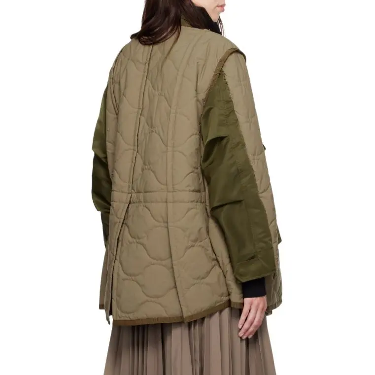 Sacai High Neck Quilted Jacket-4