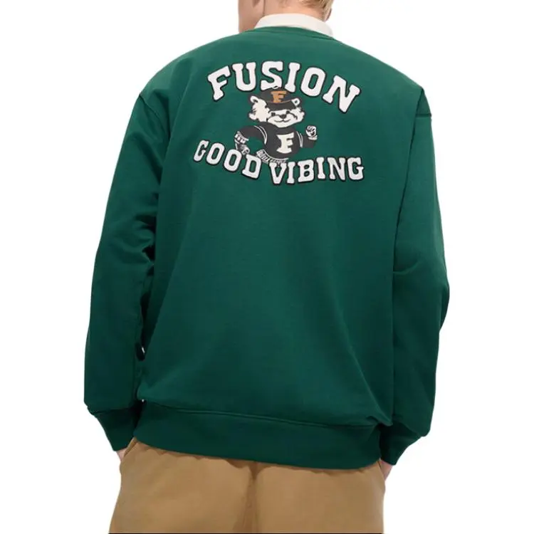 FILA FUSION Sweatshirts Men Teal Water Green-3