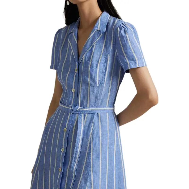 Polo Ralph Lauren Short Sleeved Dress Women's Multicolor-4