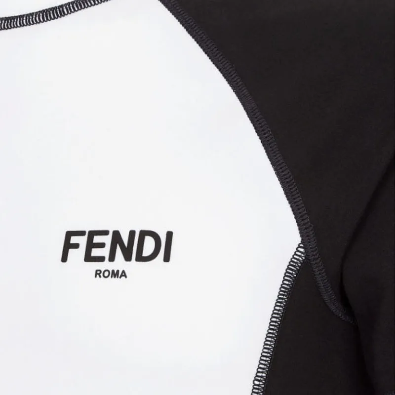 FENDI T Shirts Men White-6