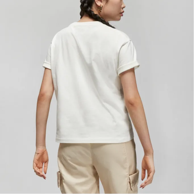 Jordan T Shirts Women's Beige-3