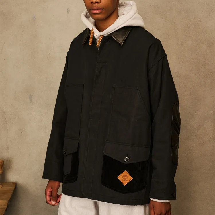 Timberland FW23 +81 3 Series Jackets Unisex Black-2