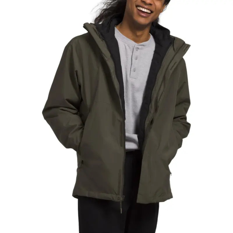 THE NORTH FACE Carto Triclimate Water-Resistant Windproof Breathable Windbreaker Jacket Men's Army Green-4