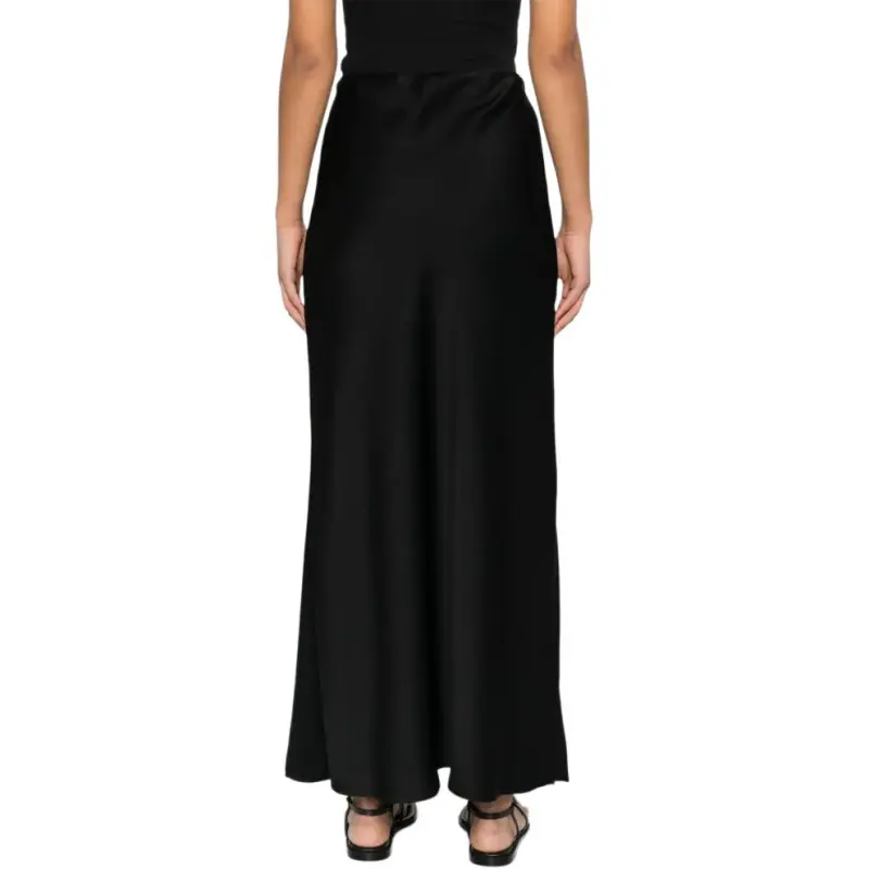 Brunello Cucinelli Satin Cady Maxi Skirt-2