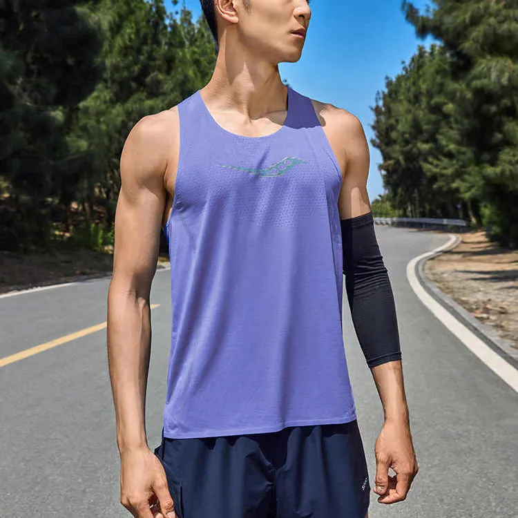 Saucony Tank Top Men's Raspberry Purple-2