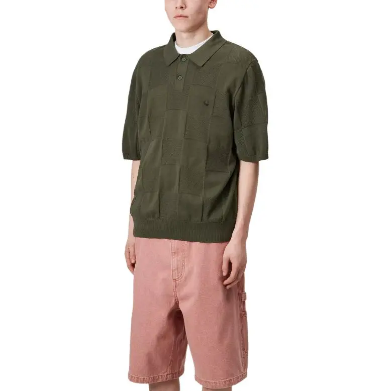 Carhartt WIP Checker Polo Shirt-2