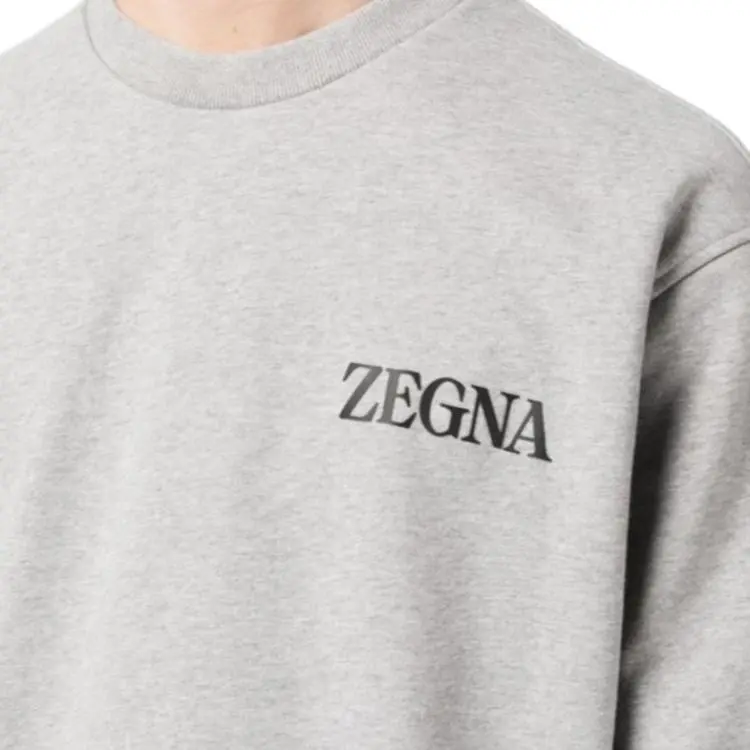 Ermenegildo Zegna Rubberised logo Sweatshirt-4