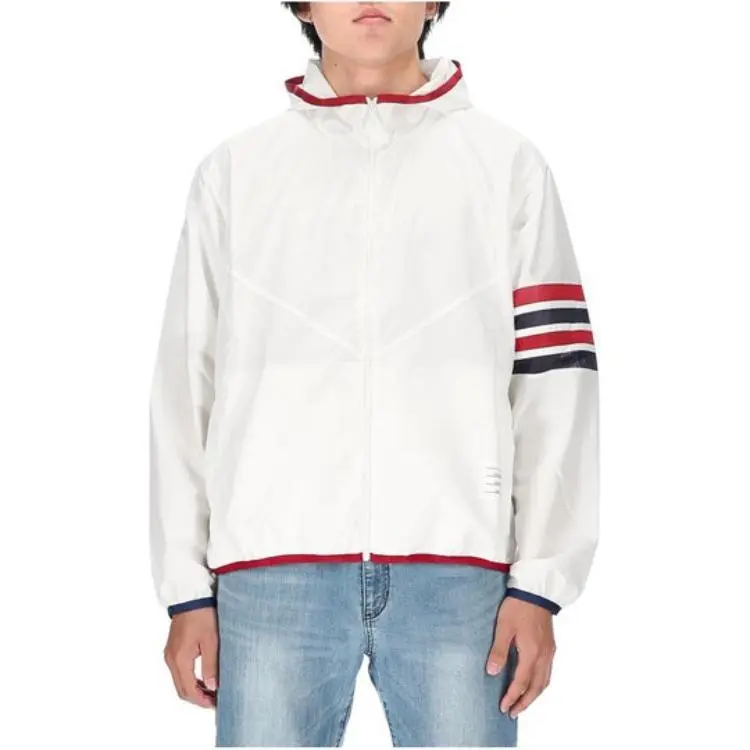 THOM BROWNE Jackets Men White-4