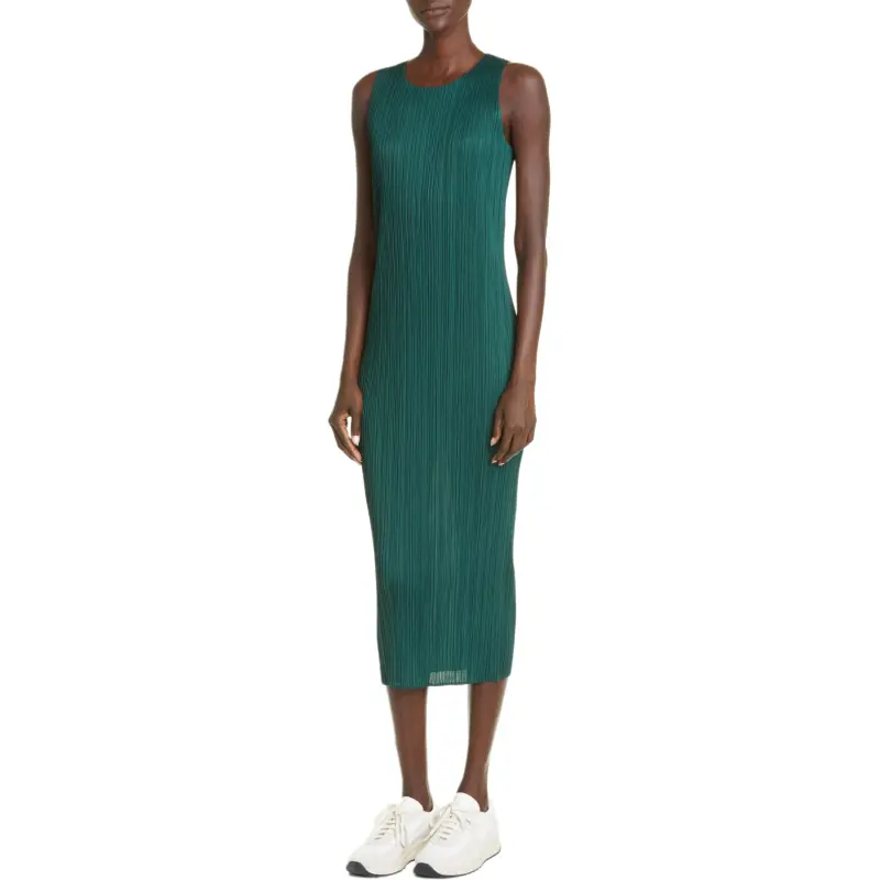 PLEATS PLEASE ISSEY MIYAKE Plissé Midi Dress-4
