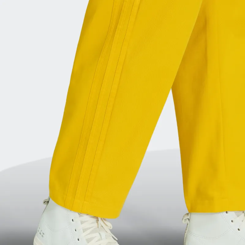 Adidas Originals Adicolor Trefoil TWILL PANTS Knitted Sports Pants Men Yellow-5