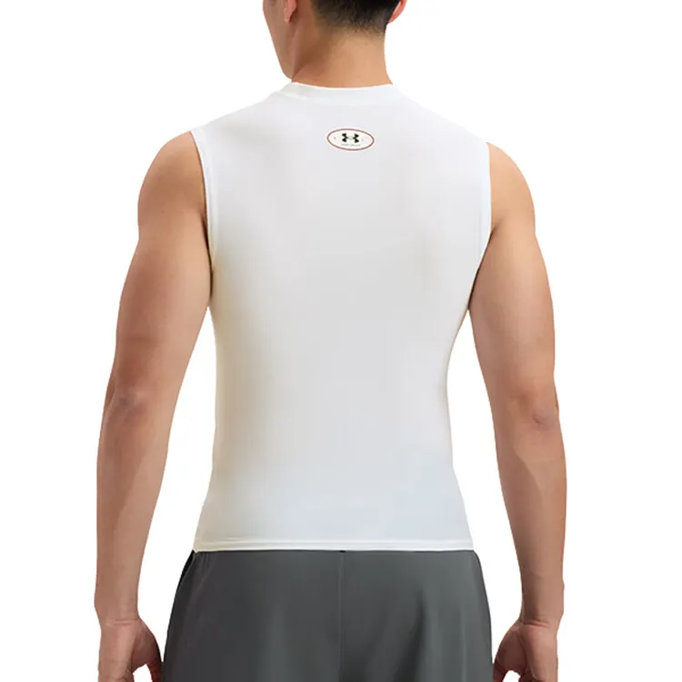 Under Armour HeatGear Tank Top Men's White-3