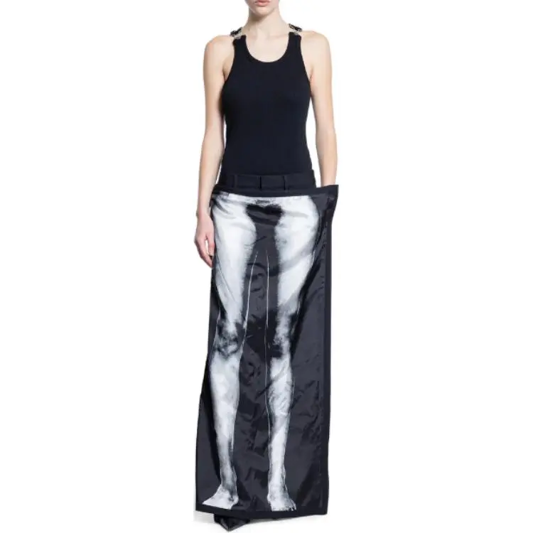 Jean Paul Gaultier Overall Buckles Ribbed Knit Tank Top-1