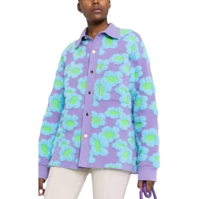 Jacquemus Le Chemise Neve Fleurs Cardigan-4
