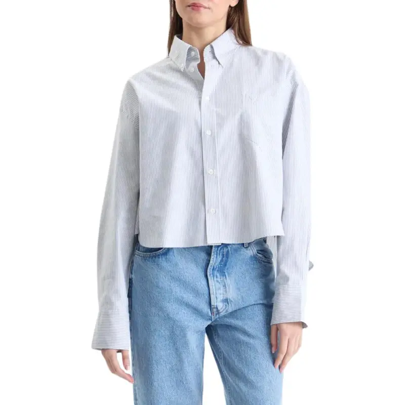 AMIPARIS Paris Ami De Coeur Striped Long Sleeved Shirt-1