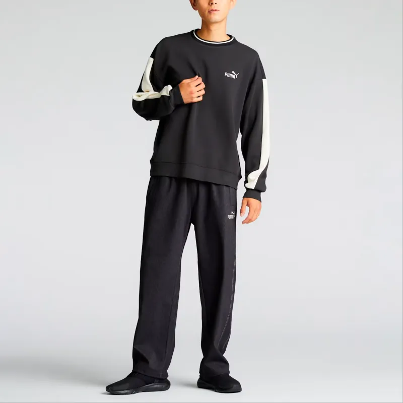 PUMA CORE HERITAGE FW24 MX Crew American Sweatshirt Men's Black-2