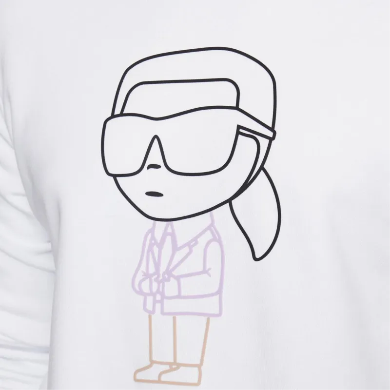 KARL LAGERFELD / Karl Lagerfeld Jeans Sweatshirts Men White-5