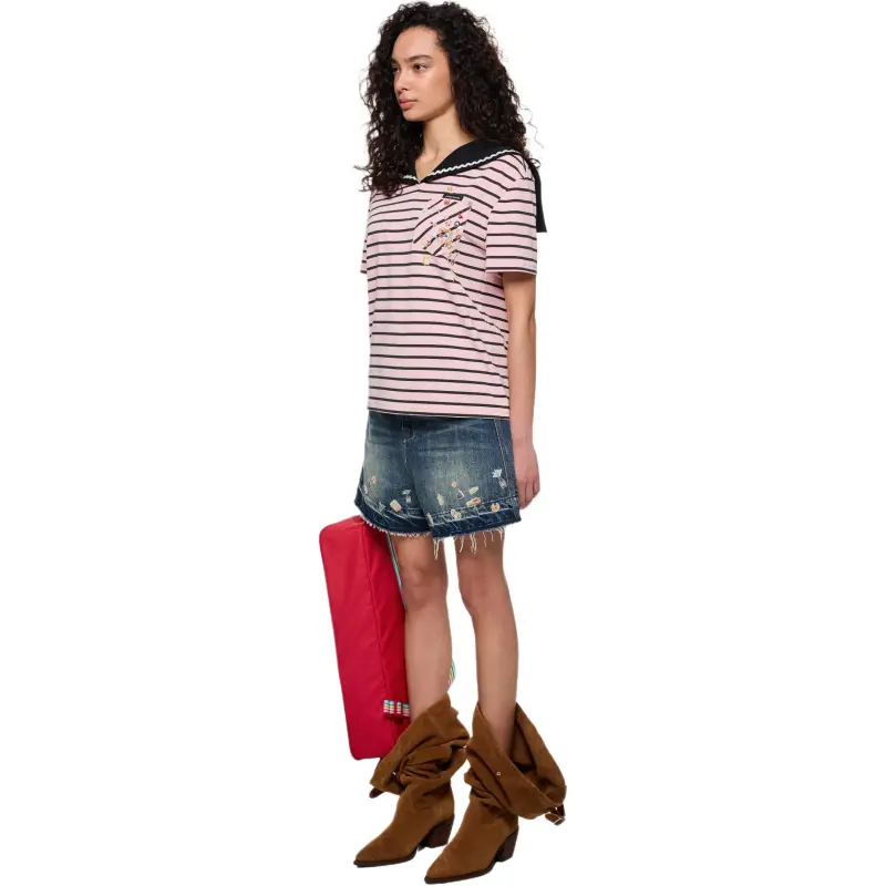 Alexia Sandra T Shirts Women's Pink-3