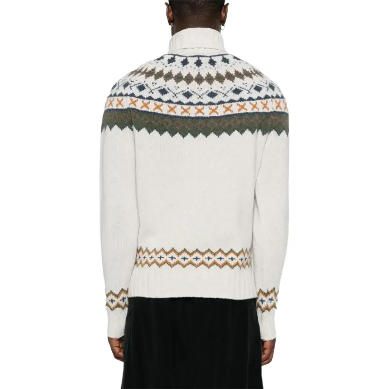 BARBOUR Isle Intarsia Turtleneck Jumper-4