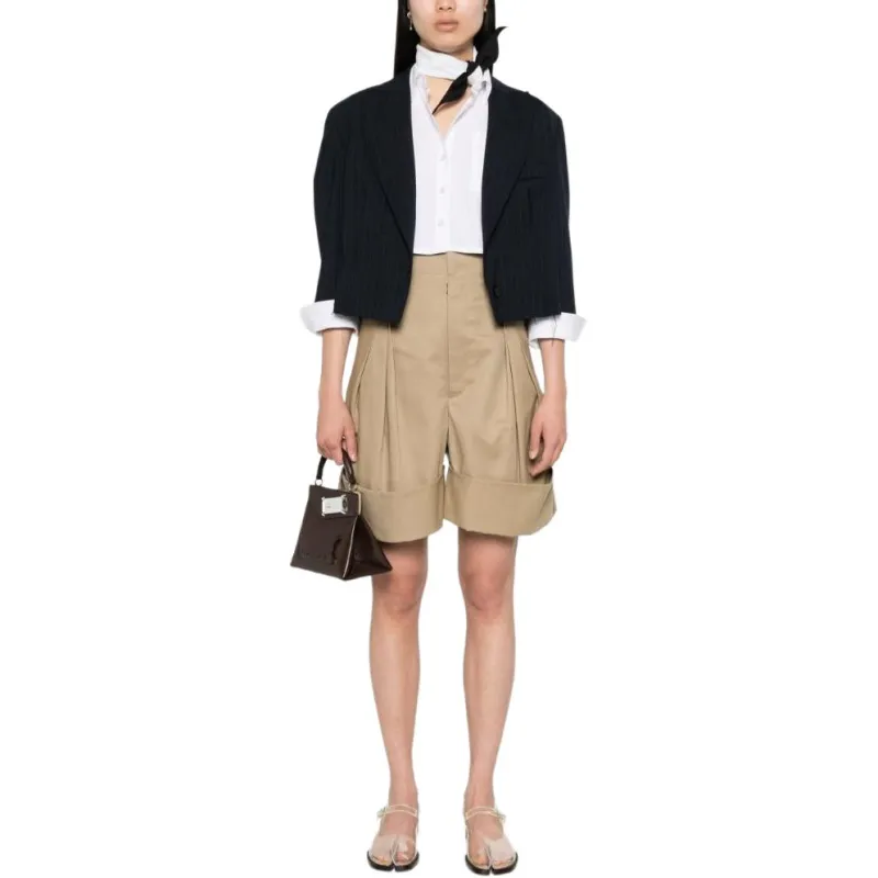 Maison Margiela High Rise Shorts-1