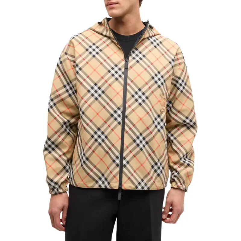 Burberry Vintage Check Reversible Zipped Hooded Jacket-3