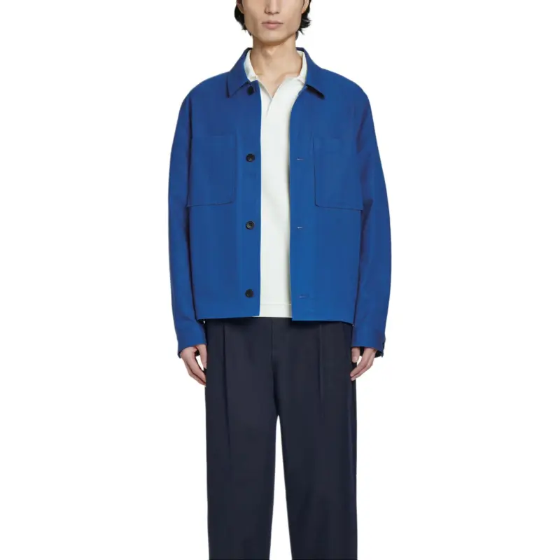 COS Shirts Men Cobalt Blue-3