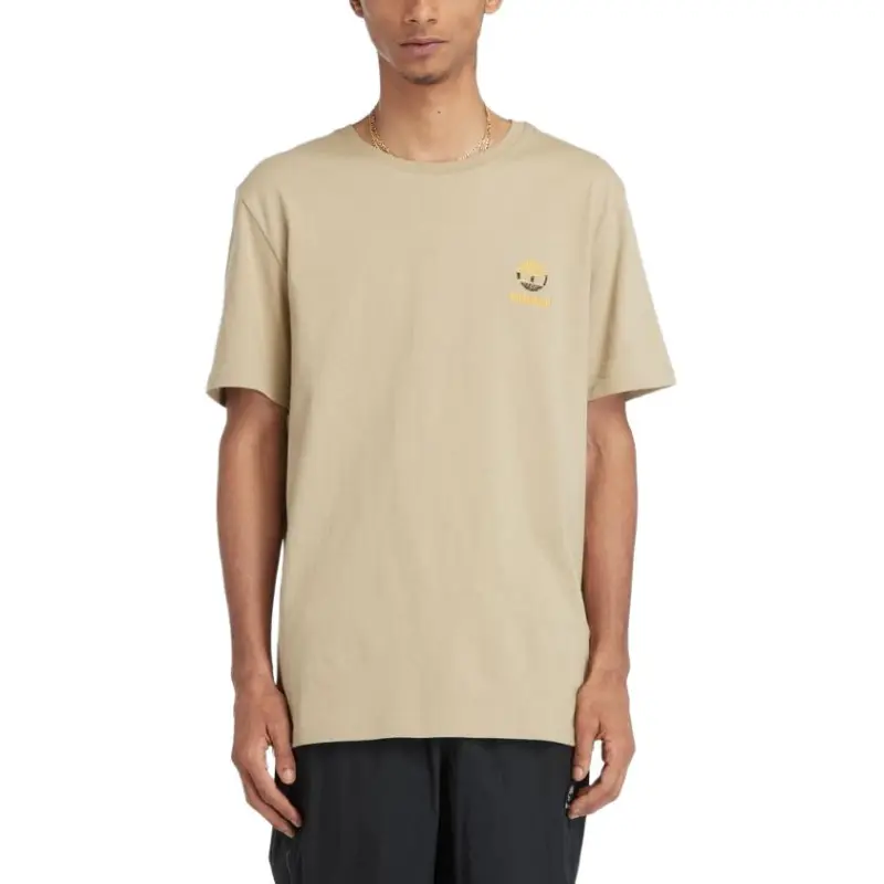 Timberland T Shirts Men Liquorice Yellow-2