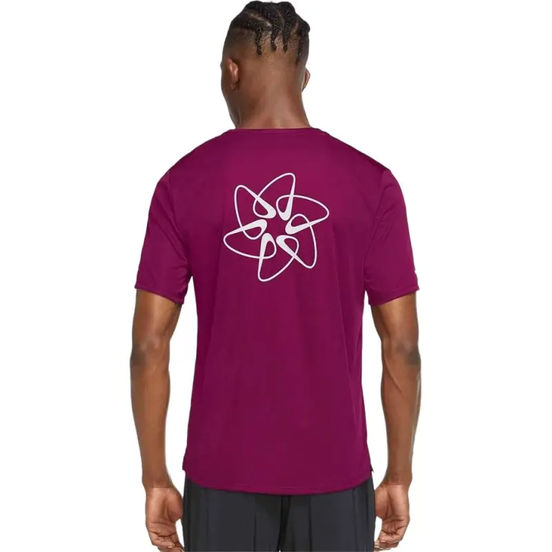 Nike Dri FIT Uv Miler 'Sangria' Running T shirt-2