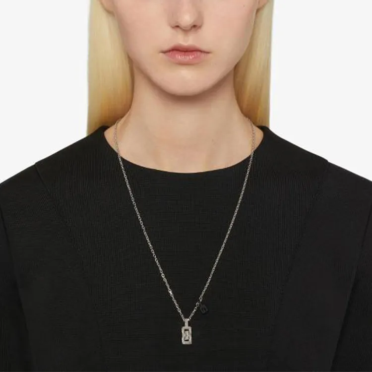 Givenchy Metal Necklaces Women's Silver-2