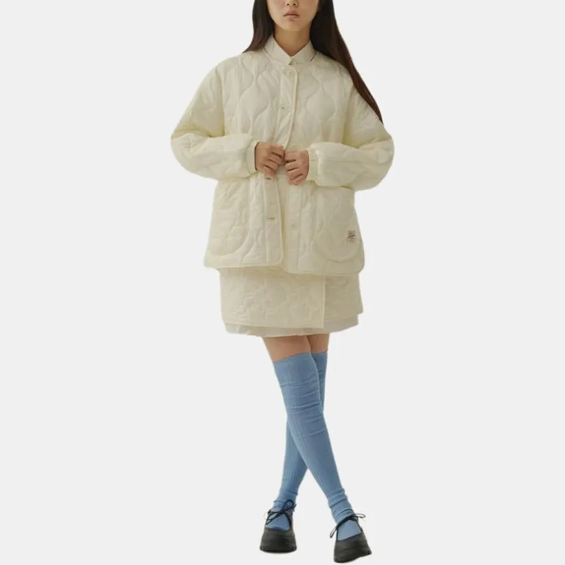 COVERNAT Puffer Jacket Women's Light Yellow-2