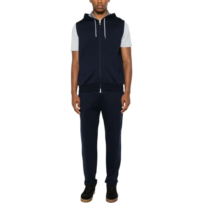 Brunello Cucinelli Drawstring Fleece Trousers-1