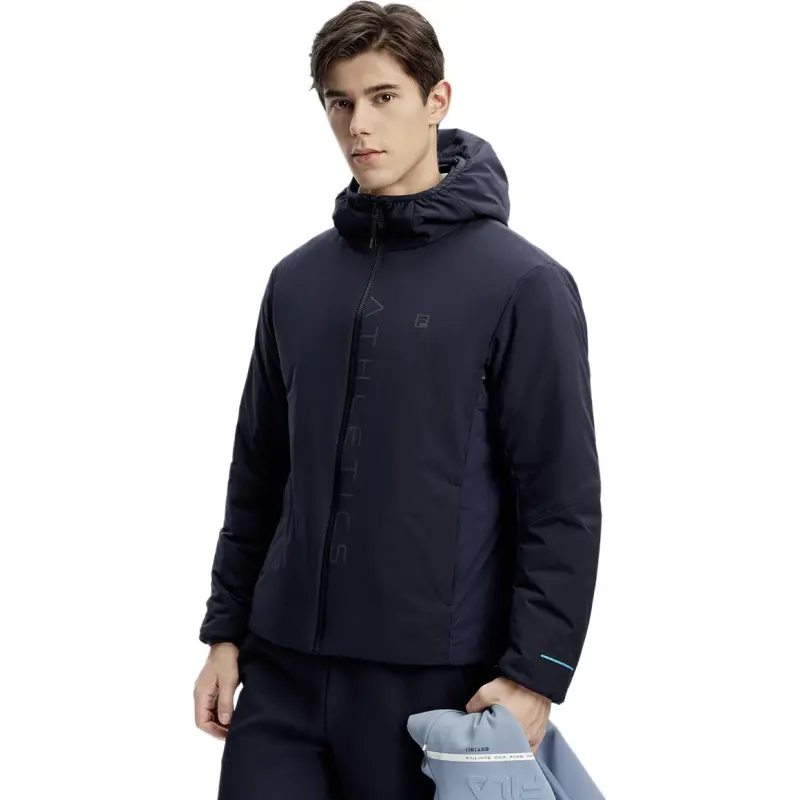 FILA Puffer Jacket Men's Royal Blue-4