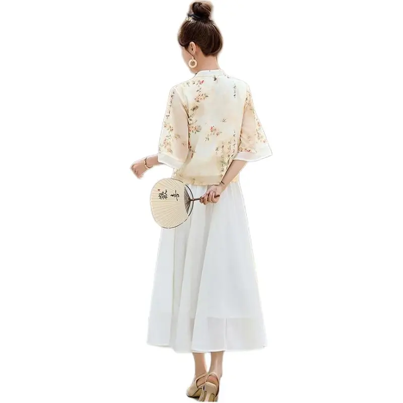 Fele.d Two Piece Skirt Sets Women's-4