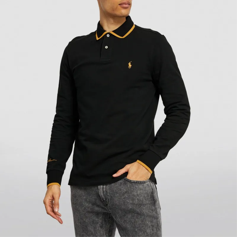 Polo Ralph Lauren SS22 Polo Shirt Men's Black-1