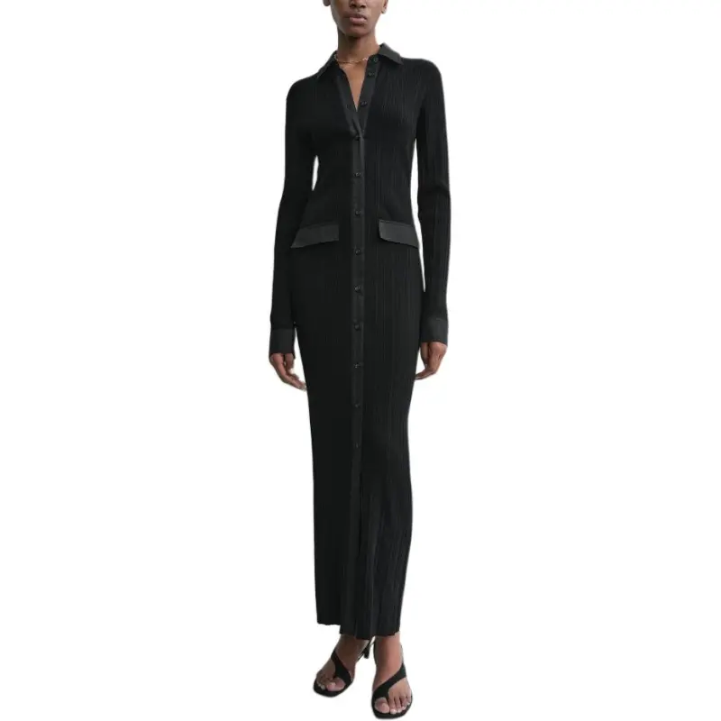 TOTEME Long Sleeved Dresses Women's Black-2