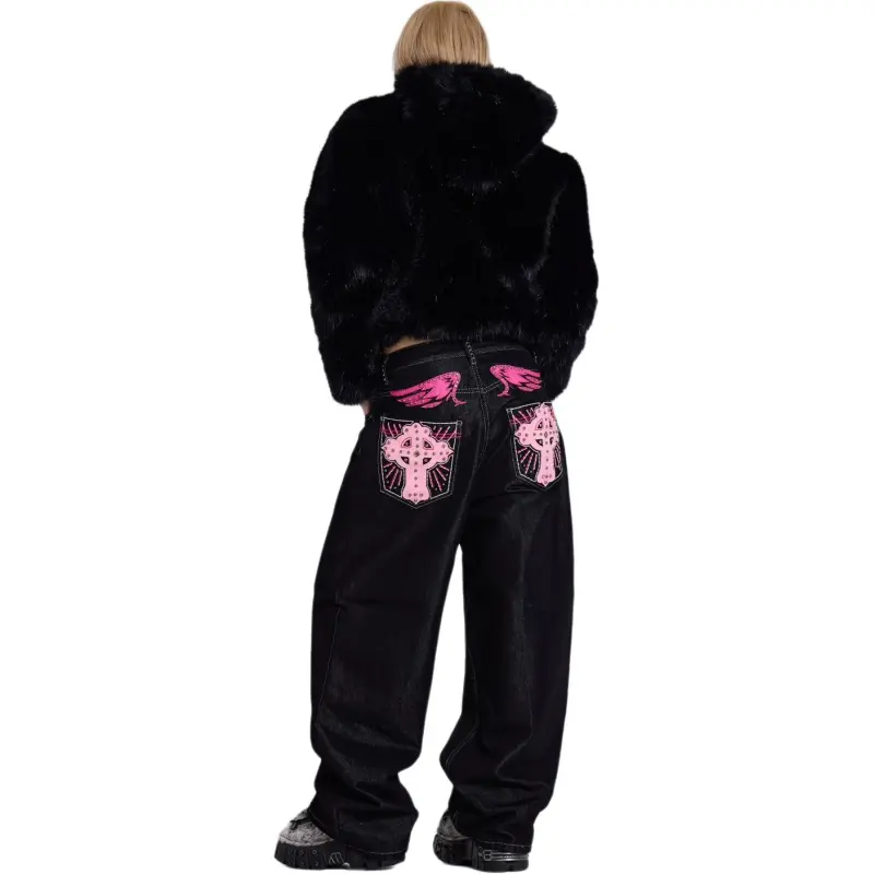 Jaded London Sapphire XL Colossus Jeans Unisex Medium Blue-6
