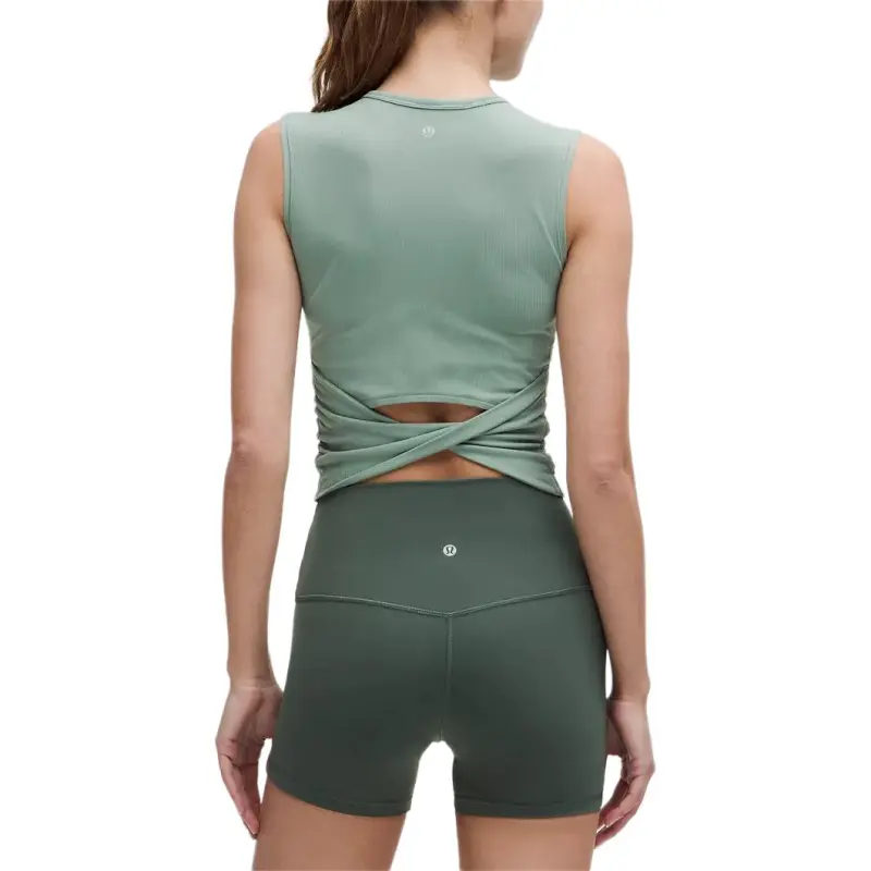 Lululemon All It TakesRibbed Back Twist Tank Top Women's-5