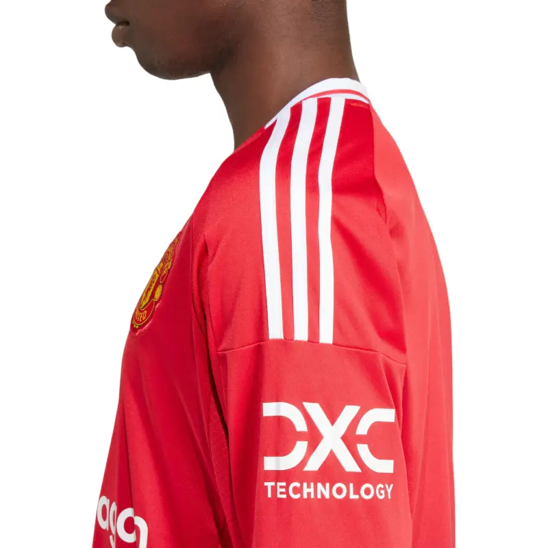 Adidas Free Shipping With AdiClub Manchester United 24/25 Long Sleeve Home Jersey-4